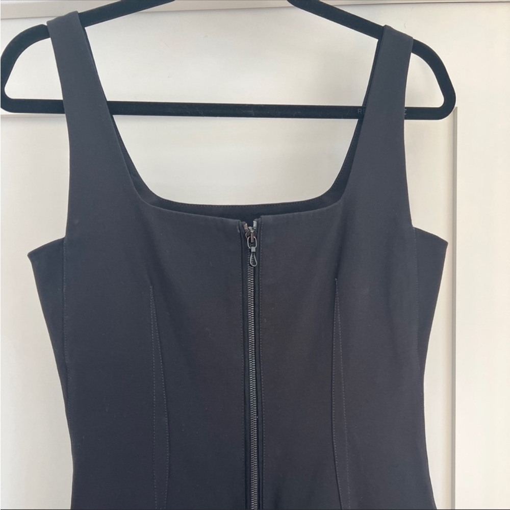 Rag and Bone zippered black mini dress - Picture 6 of 7